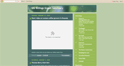 Desktop Screenshot of billingsuugreensanctuary.blogspot.com