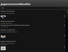 Tablet Screenshot of gugaconscienciafilosofica.blogspot.com