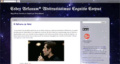 Desktop Screenshot of codex-arkanum-es.blogspot.com
