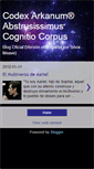 Mobile Screenshot of codex-arkanum-es.blogspot.com