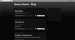 Desktop Screenshot of dannyguerin.blogspot.com