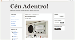 Desktop Screenshot of ceuadentro.blogspot.com