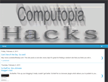 Tablet Screenshot of computopiahacks.blogspot.com