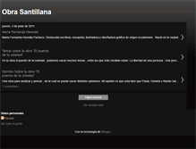 Tablet Screenshot of obra-santillana.blogspot.com