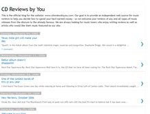 Tablet Screenshot of cdreviewsbyyou.blogspot.com