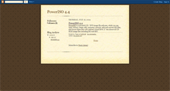 Desktop Screenshot of poweriso44.blogspot.com