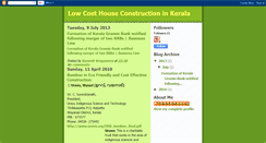 Desktop Screenshot of lowcosthousekerala.blogspot.com