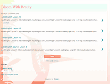 Tablet Screenshot of bloomwithbeauty.blogspot.com