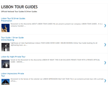 Tablet Screenshot of lisbontourguides.blogspot.com