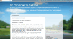 Desktop Screenshot of noprincipioeraoverso.blogspot.com