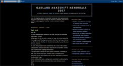 Desktop Screenshot of oaklandmm.blogspot.com