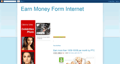 Desktop Screenshot of freeearnmoneyfrominternet.blogspot.com