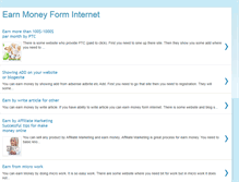 Tablet Screenshot of freeearnmoneyfrominternet.blogspot.com