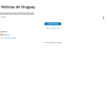 Tablet Screenshot of lasnoticiasuy.blogspot.com