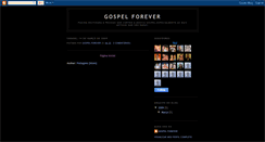 Desktop Screenshot of gospelforever.blogspot.com