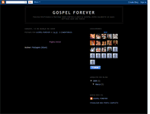 Tablet Screenshot of gospelforever.blogspot.com