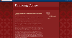 Desktop Screenshot of drinking--coffee.blogspot.com