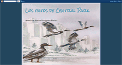 Desktop Screenshot of lospatosdecentralpark.blogspot.com