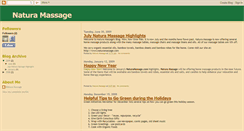 Desktop Screenshot of naturamassage.blogspot.com