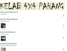 Tablet Screenshot of kelab4x4pahang.blogspot.com