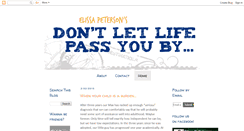 Desktop Screenshot of dontletlifepassyouby.blogspot.com