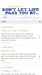 Mobile Screenshot of dontletlifepassyouby.blogspot.com