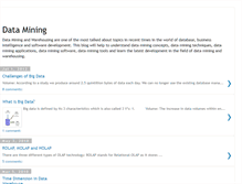 Tablet Screenshot of dataminingwarehousing.blogspot.com