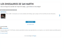 Tablet Screenshot of eldinoblogdesanmartin.blogspot.com