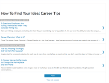 Tablet Screenshot of howtofindcareer.blogspot.com