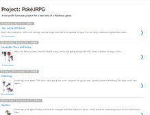 Tablet Screenshot of pokejrpgproject.blogspot.com