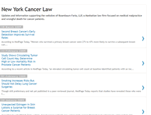 Tablet Screenshot of newyorkcancerlaw.blogspot.com