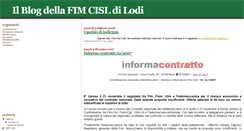 Desktop Screenshot of fim-cisl-lodi.blogspot.com