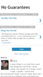 Mobile Screenshot of noguarantees.blogspot.com
