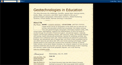 Desktop Screenshot of geotecheducation.blogspot.com