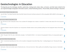Tablet Screenshot of geotecheducation.blogspot.com