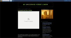 Desktop Screenshot of miunicornioverdelimon.blogspot.com