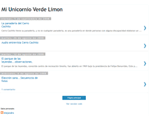 Tablet Screenshot of miunicornioverdelimon.blogspot.com