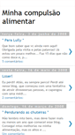 Mobile Screenshot of minhacompulsaoalimentar.blogspot.com