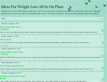 Tablet Screenshot of ideasforweightloss.blogspot.com