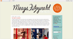 Desktop Screenshot of meagsfitzgerald.blogspot.com