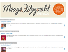 Tablet Screenshot of meagsfitzgerald.blogspot.com
