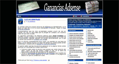 Desktop Screenshot of gananciasadsense.blogspot.com