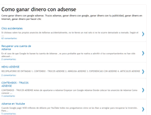 Tablet Screenshot of gananciasadsense.blogspot.com