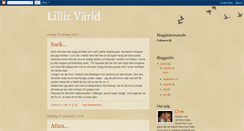 Desktop Screenshot of lillizvarld.blogspot.com