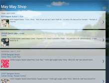 Tablet Screenshot of maymayshop.blogspot.com