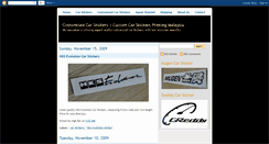 Desktop Screenshot of customizedcarstickers.blogspot.com