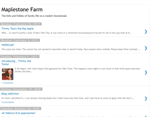 Tablet Screenshot of maplestonefarm.blogspot.com