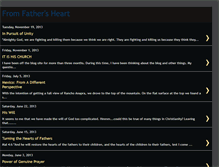 Tablet Screenshot of fromfathersheart.blogspot.com