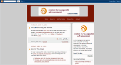 Desktop Screenshot of nonprofitadvancement.blogspot.com