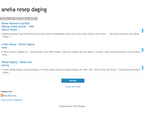 Tablet Screenshot of aneka33resep33daging.blogspot.com